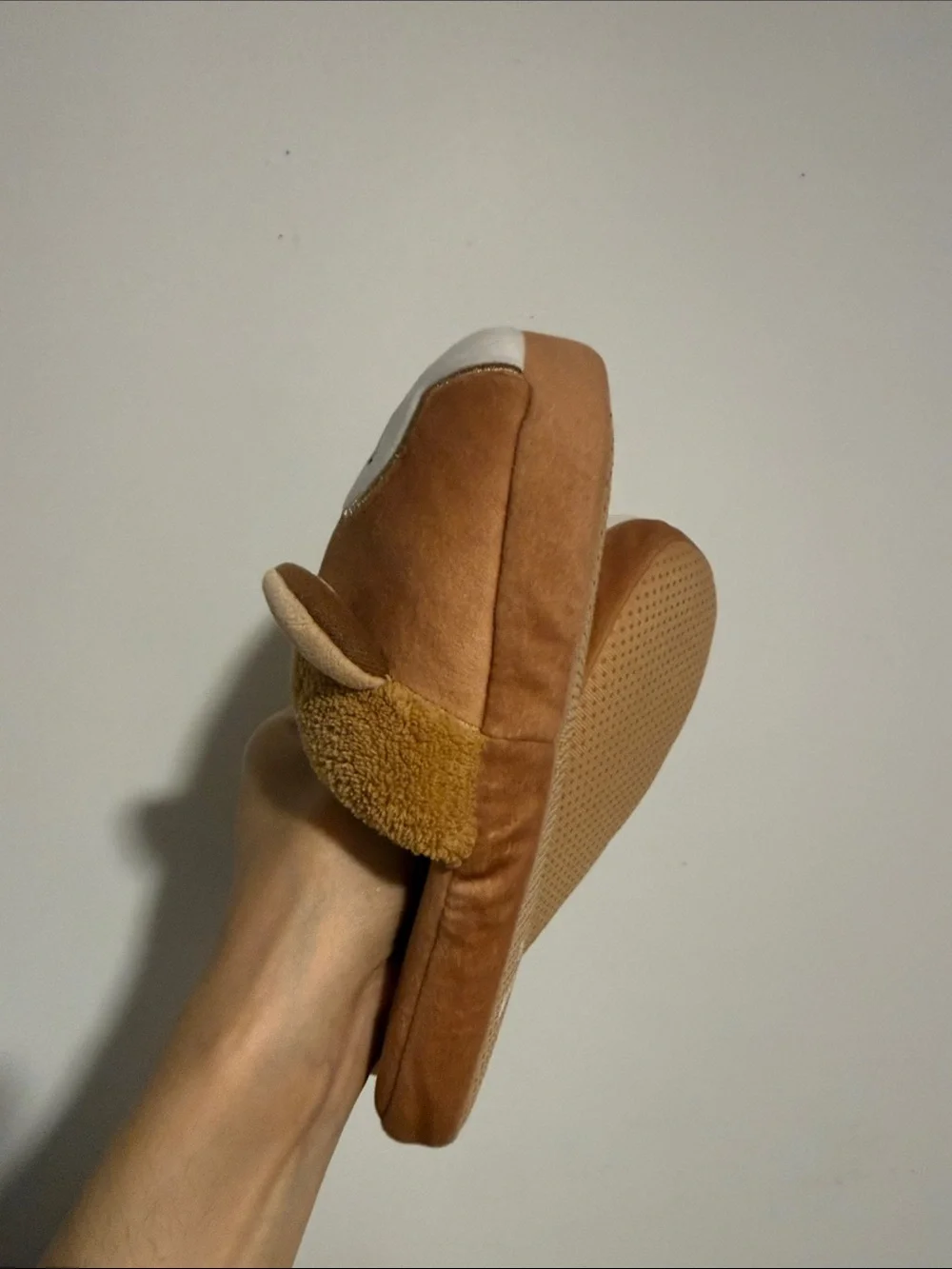 Kids squishmallows Plush Brown Animal Slip-On Slippers